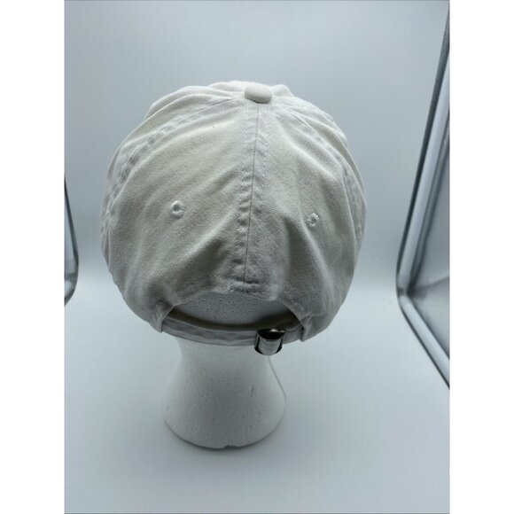 H2O At Home White Baseball Hat Cap Adjustable Strap-back Anvil Cotton - Picture 4 of 10